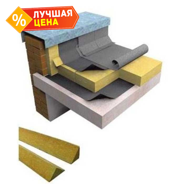 Утеплитель Технониколь Техноруф 45 ГАЛТЕЛЬ 100х100х1200